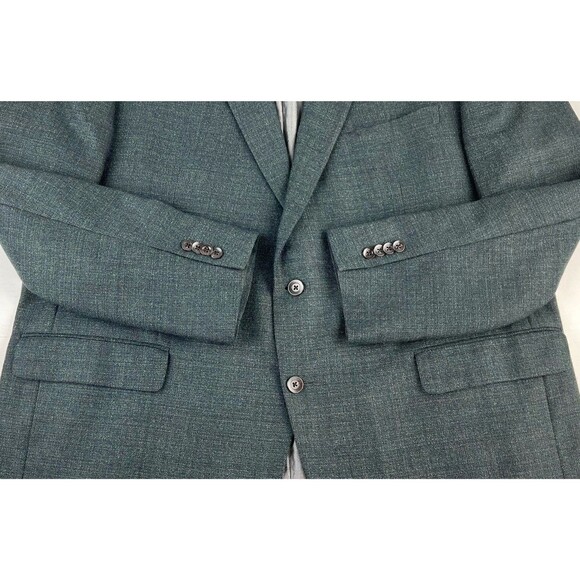 Kannon’s Clothing x Loro Piana Zelander Merino Wool Silk Sport Coat Green 50R - Picture 7 of 15
